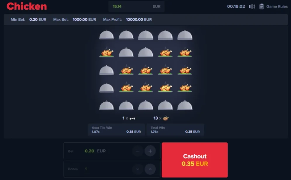 MyStake Chicken Game